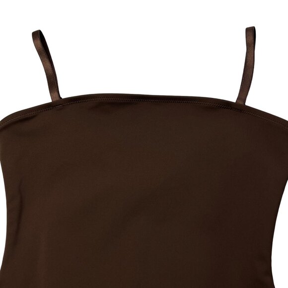 SKIMS Shaping Swim Cami One Piece Cocoa Womens Small - Picture 5 of 13